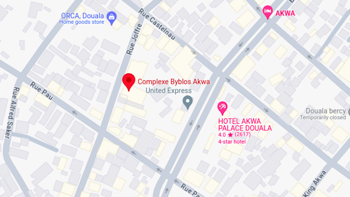 complexe byblos douala akwa rue joffre